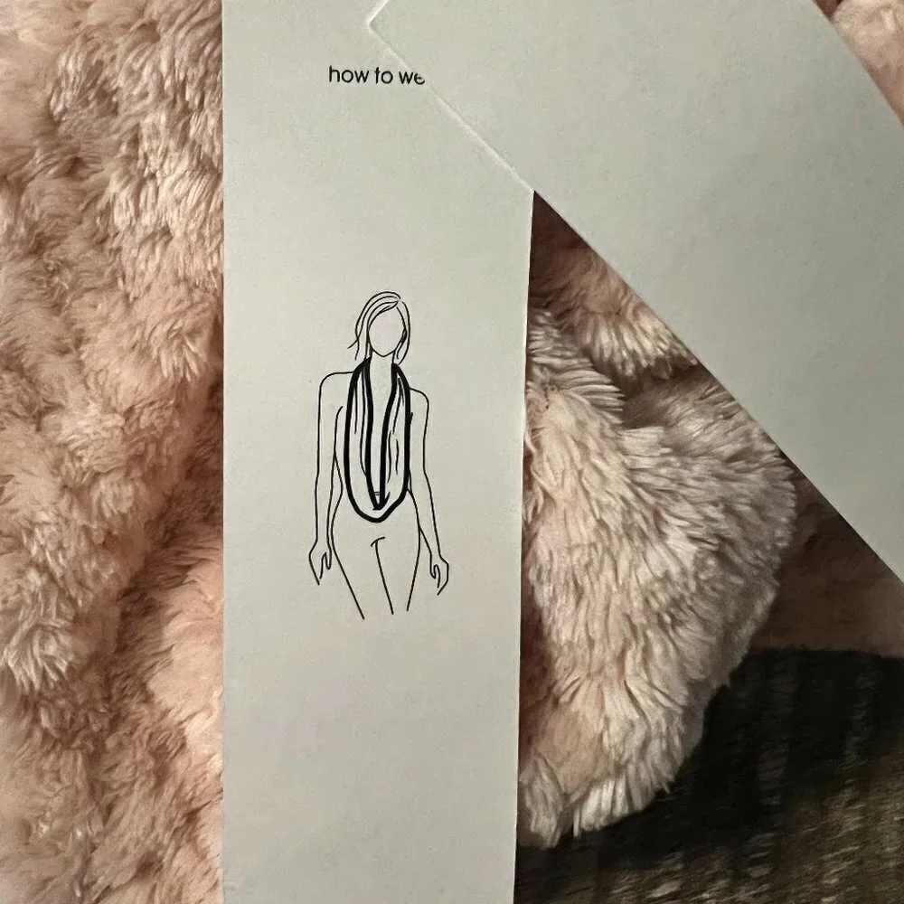 Calvin Klein Light Pink Infinity Scarf (very Soft)